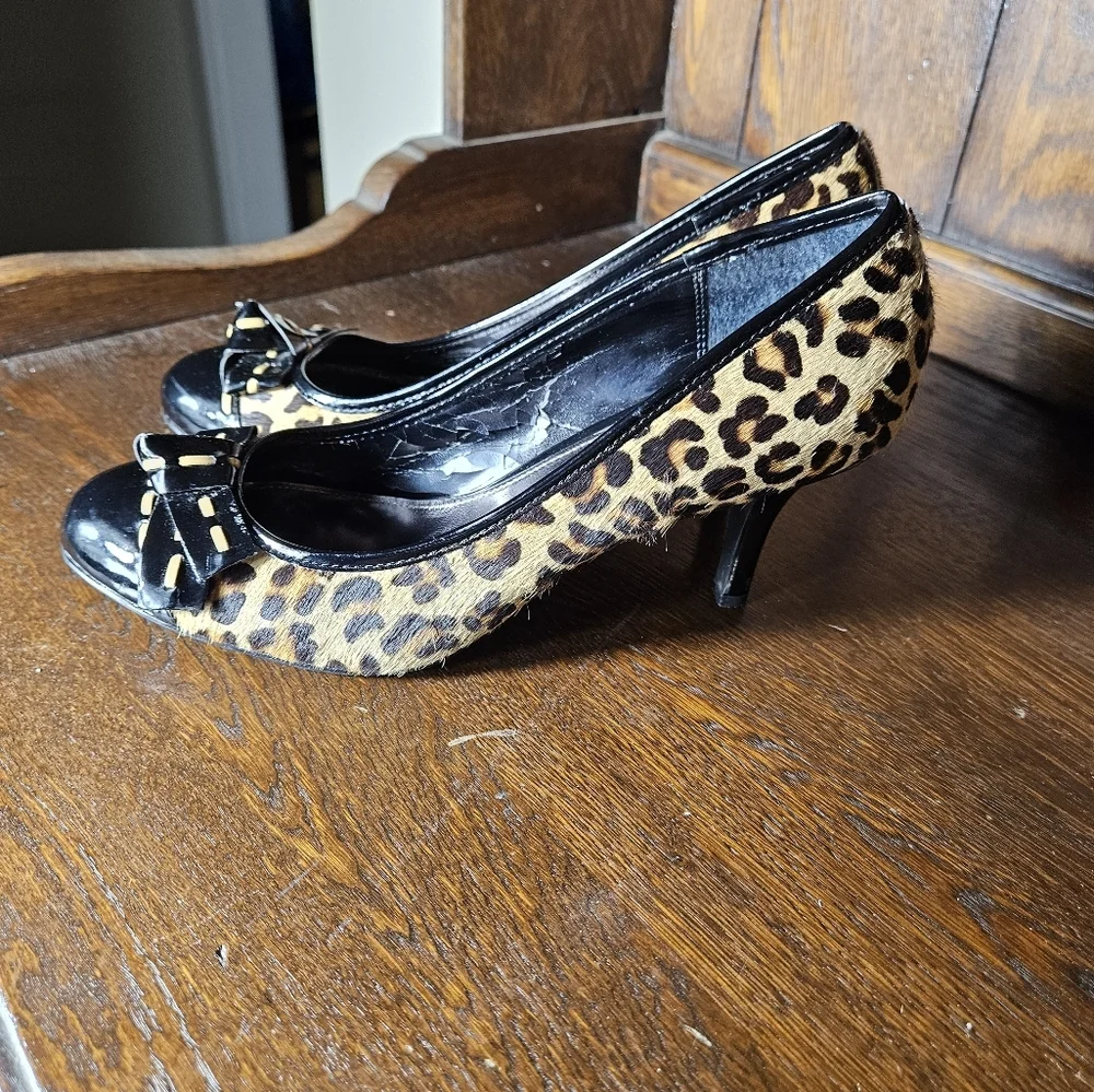 Leopard Print Heels - Picture 5 of 14